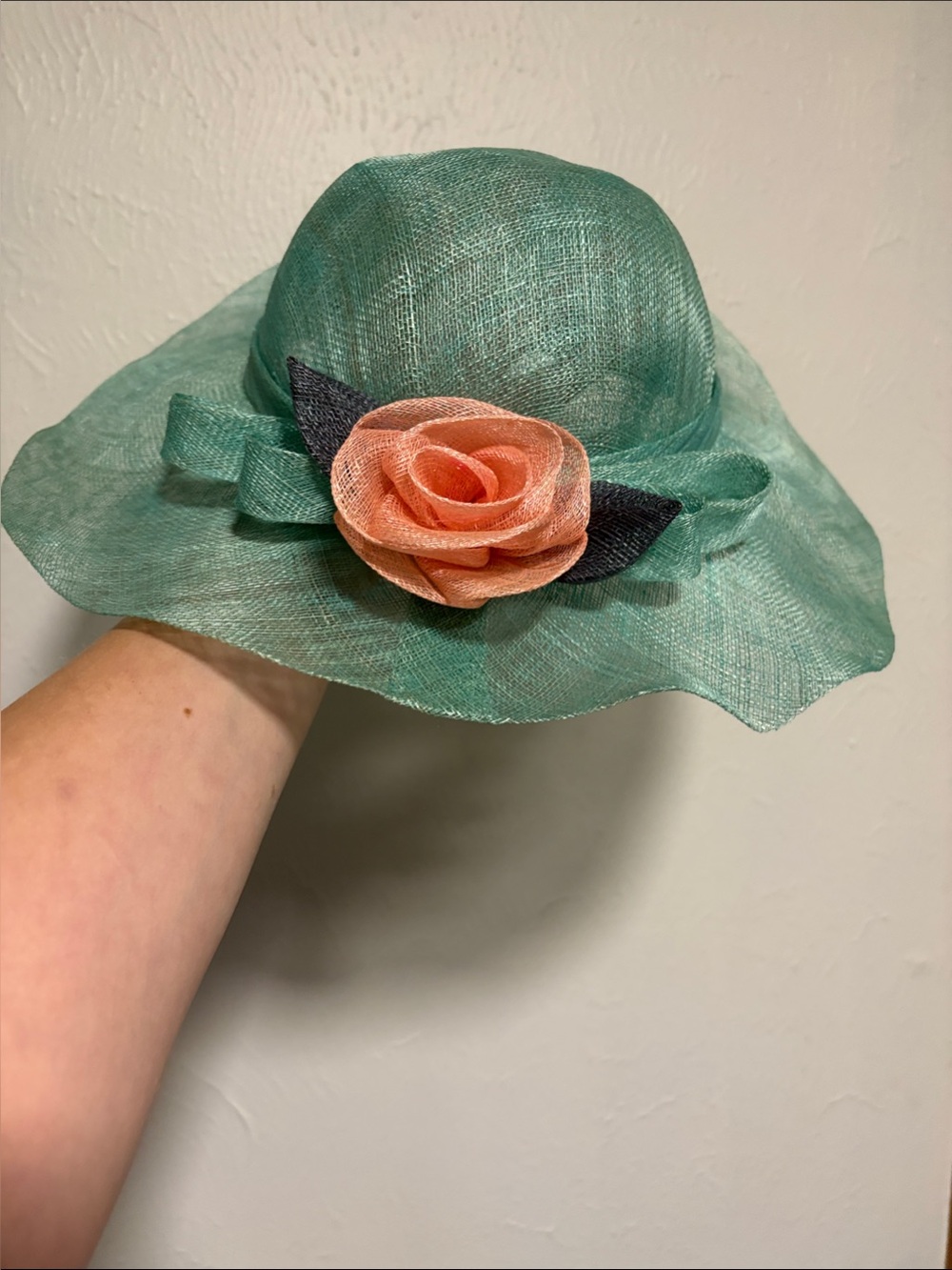 Women’s Kentucky derby Floral Accent Sun Hat